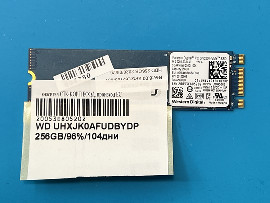 Компоненти WD UHXJK0AFUDBYDP 256GB M.2 Nvme